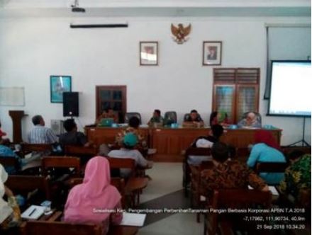 Kegiatan Pengembangan Perbenihan Tanaman Pangan Berbasis Korporasi di Kabupaten Bojonegoro Th 2018