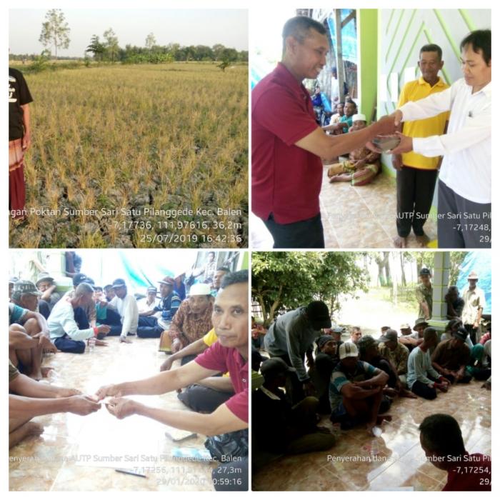 POKTAN SUMBER SARI SATU MERASAKAN MANFAAT AUTP