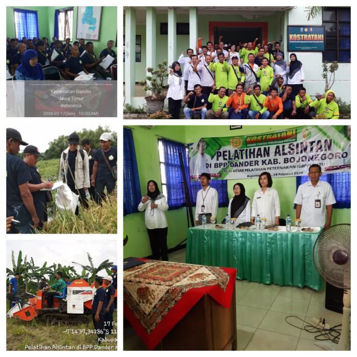 PELATIHAN ALSINTAN GUNA MENDUKUNG PROGRAM KOSTRATANI