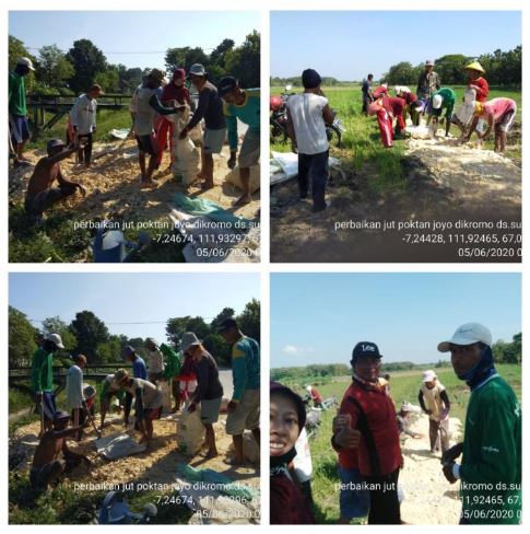 PEMBANGUNAN JALAN USAHATANI DI KELOMPOK TANI