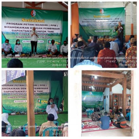 Sosialisasikan PPM, Bupati : Program Ini untuk Sejahterakan Petani Bojonegoro
