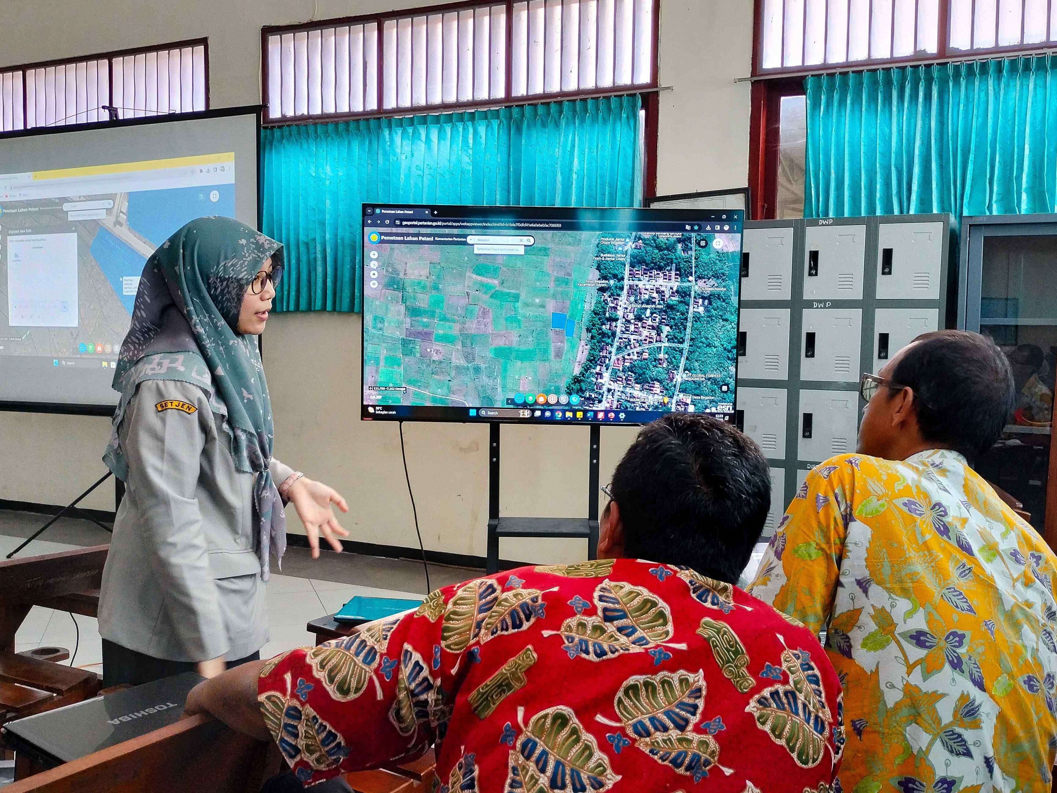 Temu Teknis Geospasial Lahan Pertanian Bagi Penyuluh Pertanian