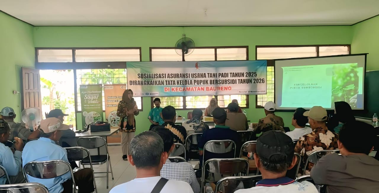 DKPP Bojonegoro Gelar Sosialisasi AUTP dan Tata Kelola Pupuk Bersubsidi untuk Wujudkan Swasembada Pangan