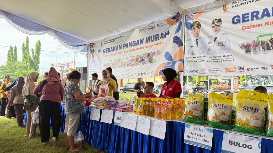 Penutupan Gerakan Pangan Murah (GPM) Bojonegoro 2025 Berlangsung Meriah, Komitmen Stabilitas Pangan Terus Berlanjut