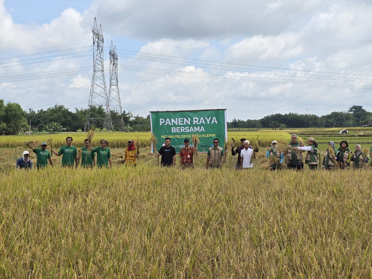 Sarasehan Petani Mandiri, Panen Raya Pertanian Ramah Lingkungan, Hingga Peletakan Batu Pertama Rumah Pompa di Desa Klepek Sukosewu